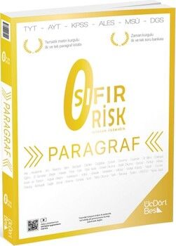 ÜçDörtBeş Yayınları Paragraf Sıfır Risk