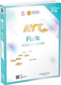 ÜçDörtBeş Yayınları AYT Fizik Soru Bankası