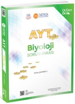 ÜçDörtBeş Yayınları AYT Biyoloji Soru Bankası