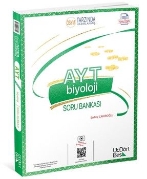 ÜçDörtBeş Yayınları AYT Biyoloji Konu Özetli Soru Bankası