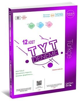 ÜçDörtBeş Yayınları 2022 Model TYT Türkçe 12 li Deneme