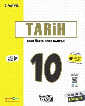 Üçgen Akademi 10. Sınıf Tarih Konu Özetli Soru Bankası 2 Fasikül
