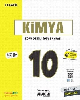 Üçgen Akademi 10. Sınıf Kimya Konu Özetli Soru Bankası 2 Fasikül
