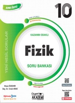 Üçgen Akademi 10. Sınıf Fizik Kazanım Odaklı Soru Bankası