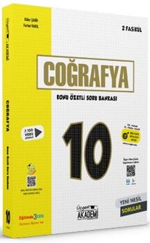 Üçgen Akademi 10. Sınıf Coğrafya Konu Özetli Soru Bankası