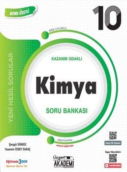 Üçgen Akademi 10. Sınıf Kimya Konunun Özü Soru Bankası