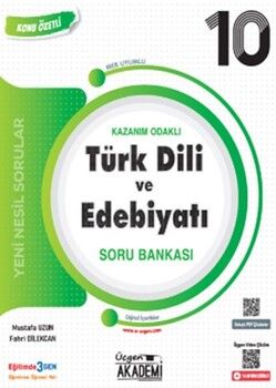 Üçgen Akademi 10. Sınıf Türk Dili ve Edebiyatı Kazanım Odaklı Soru Bankası