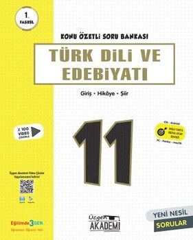 Üçgen Akademi 11. Sınıf Türk Dili ve Edebiyatı Konu Özetli Soru Bankası 3 Fasikül