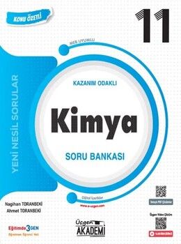 Üçgen Akademi 11. Sınıf Kimya Konunun Özü Soru Bankası