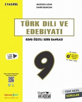 Üçgen Akademi 9. Sınıf Türk Dili ve Edebiyatı Konu Özetli Soru Bankası