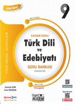 Üçgen Akademi 9. Sınıf Türk Dili ve Edebiyatı Kazanım Odaklı Soru Bankası