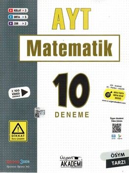 Üçgen Akademi AYT Matematik 10 Deneme