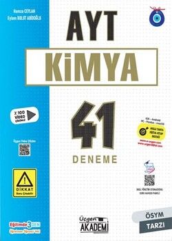 Üçgen Akademi AYT Kimya 41 Deneme