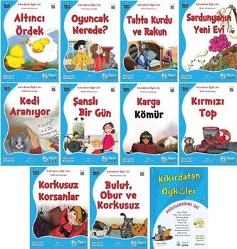Üçgen Çocuk Kıkırdatan Öyküler Serisi 10 Kitap ve Değerlendirme Eki