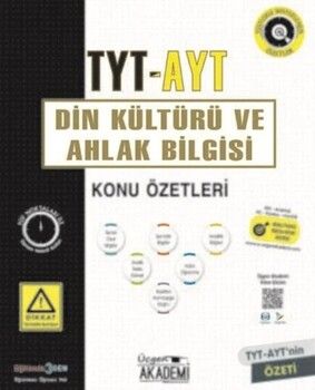 Üçgen Yayıncılık TYT AYT Din Kültürü ve Ahlak Bilgisi Konu Özetleri