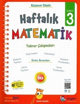 Üçgen Yayıncılık 3. Sınıf Matematik Haftalık Tekrar Çalışmaları