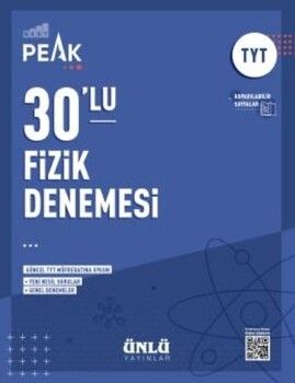 Ünlü Yayıncılık TYT Fizik Best Peak 30 lu Denemesi