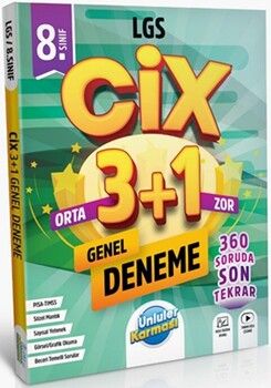 Ünlüler Karması 8. Sınıf LGS Cix 3 + 1 Genel Deneme