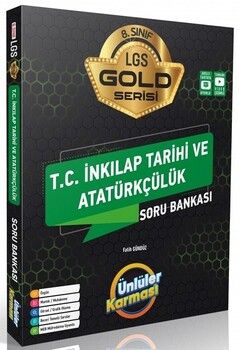 Ünlüler Karması 8. Sınıf LGS T.C İnkılap Tarihi ve Atatürkçülük Gold Serisi Soru Bankası