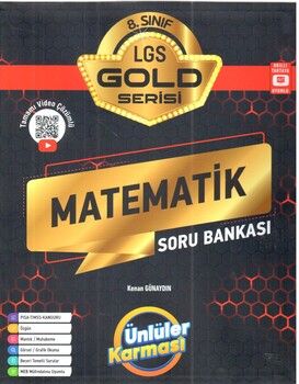 Ünlüler Karması 8. Sınıf LGS Matematik Gold Serisi Soru Bankası