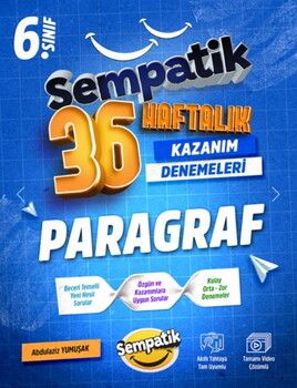 Ünlüler Karması 6. Sınıf Paragraf Sempatik 36 Haftalık Kazanım Denemeleri