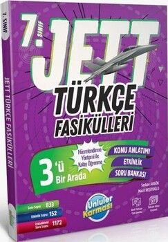 Ünlüler Yayınları 7. Sınıf Türkçe JETT Soru Fasikülleri