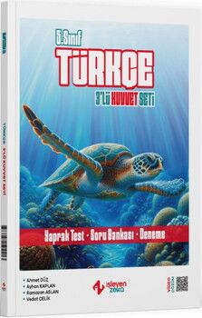İşleyen Zeka 5. Sınıf Türkçe 3 lü Kuvvet Serisi Seti