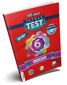 İlk Önce Yayıncılık 6. Sınıf İngilizce Yaprak Test