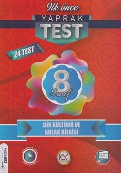 İlk Önce Yayıncılık 8. Sınıf Din Kültürü ve Ahlak Bilgisi Yaprak Test