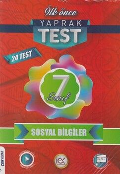 İlk Önce Yayıncılık 7. Sınıf Sosyal Bilgiler Yaprak Test