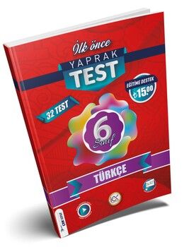İlk Önce Yayıncılık 6. Sınıf Türkçe Yaprak Test