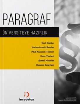 İncedetay Yayınları TYT Paragraf Soru Bankası