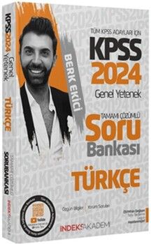 İndeks Akademi 2024 KPSS Türkçe Soru Bankası