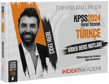 İndeks Akademi 2024 KPSS Türkçe Video Ders Notları