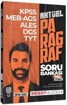 İndeks Akademi 2025 KPSS DGS ALES TYT Aktüel Paragraf Soru Bankası