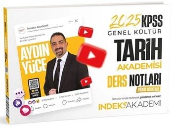İndeks Akademi 2025 KPSS Tarih Akademisi Video Ders Notları