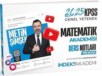 İndeks Akademi 2025 KPSS Matematik Akademisi Video Ders Notları