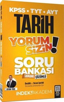İndeks Akademi 2025 KPSS TYT AYT Tarih Yorum Sizin Soru Bankası