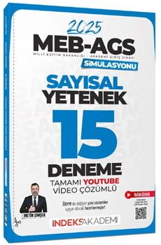 İndeks Akademi 2025 MEB AGS Simülasyonu Sayısal Yetenek 15 Deneme