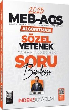 İndeks Akademi 2025 MEB AGS Algoritması Sözel Yetenek Soru Bankası