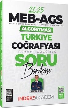 İndeks Akademi 2025 MEB AGS Algoritması Türkiye Coğrafyası Soru Bankası