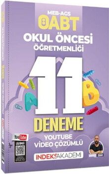 İndeks Akademi 2026 ÖABT MEB AGS Okul Öncesi Öğretmenliği 11 Deneme