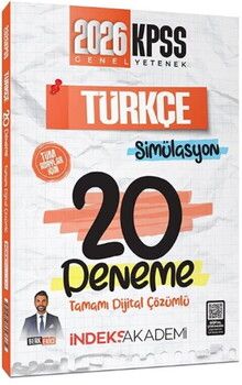İndeks Akademi 2026 KPSS Türkçe Simülasyon 20 Deneme