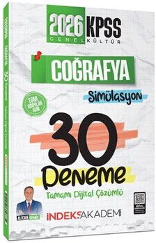 İndeks Akademi 2026 KPSS Coğrafya Simülasyon 30 Deneme