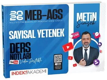 İndeks Akademi 2026 MEB AGS Sayısal Yetenek Video Ders Notları