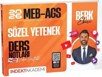 İndeks Akademi 2026 MEB AGS Sözel Yetenek Video Ders Notları