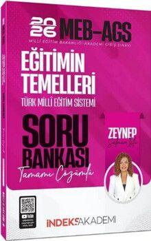 İndeks Akademi 2026 MEB AGS Eğitimin Temelleri ve Türk Milli Eğitim Sistemi Soru Bankası