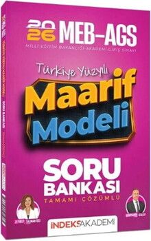 İndeks Akademi 2026 MEB AGS Türkiye Yüzyılı Maarif Modeli Soru Bankası