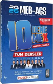 İndeks Akademi 2026 MEB AGS Tüm Dersler 10 DenemeX