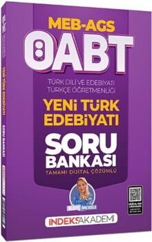 İndeks Akademi 2026 MEB AGS ÖABT Türk Dili ve Edebiyatı Türkçe Yeni Türk Edebiyatı Soru Bankası